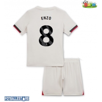 Chelsea Enzo Fernandez #8 Bortedraktsett Barn 2025-26 Kortermet (+ Korte bukser)